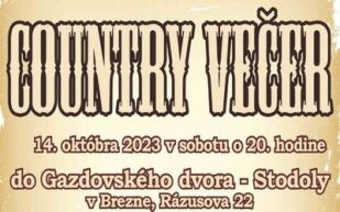 Country večer – 14. 10. 2023 Brezno, Slovensko
