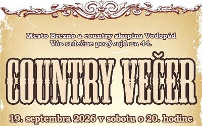 Country večer – 19.&nbsp;9.&nbsp;2026 Brezno, Slovensko